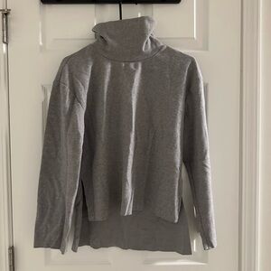 Zara Light Gray Turtleneck Sweater